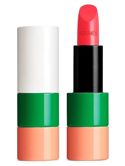 hermes lipstick corail fou|pink hermes lipstick.